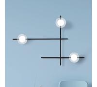 miloox by Sforzin Applique Mikado, trasparente/ghiaccio, 3 luci miloox by Sforzin