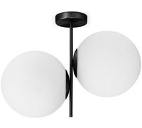 Miloox Jugen Black lampada da soffitto 2x40 W bianco-nero 1744.203