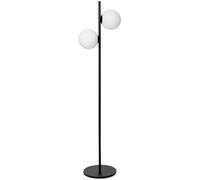 Miloox Jugen Black lampada da terra 2x60 W bianco-nero 1744.206