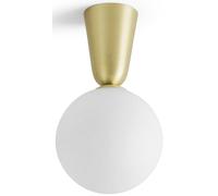 Miloox Lunar lampada da soffitto 1x40 W bianco-oro 1744.154