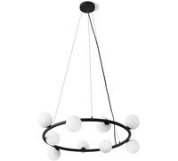 Miloox Pomi lampada sospesa x40 W bianco-nero 1744.102
