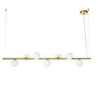 Pomi' sospensione lineare oro spazzolato