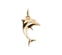 MILOR Ciondolo portafortuna in oro 9kt - Charm della fortuna - Pendente elegante e ipoallergenico - Gioielli donna made in Italy - Regalo per nascita, battesimo, comunione
