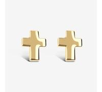MILOR Orecchini a lobo donna in oro 9Kt - Orecchini croce anallergici e Ipoallergenici - Gioielli donna made in Italy - Regalo per nascita, battesimo e comunione