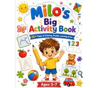 Milo's Big Activity Book: +50 Pages of Coloring, Puzzles, Learning & Fun