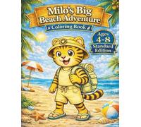 Milo's Big Beach Adventure: A Coloring Book for Kids Ages 4-8