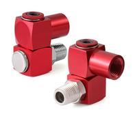 Milosline Connettore per tubo dell'aria girevole a 360 gradi NPT da 1/4 di pollice Raccordi per tubi dell'aria Connettori per compressore d'aria Adattatore per utensili pneumatici