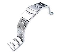 MiLTAT 20 mm Cinturino per orologio versione a punta dritta, stile boyer