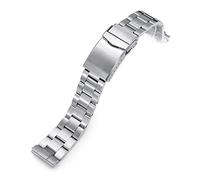 MiLTAT Cinturino per orologio da 20 mm per modelli Seiko SPB071 SPB053 SPB051 62MAS Reissue, Super-O, Acciaio inox, Large, Classico