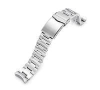 MiLTAT Cinturino Super-O Boyer da 20 mm compatibile con Seiko 5 Sports 40 mm SRPE51 SRPE53 SRPG35, Man's size, Agata