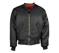 Mil-Tec US Aviator MA1 Basic, giacca in tessuto XS male Nero