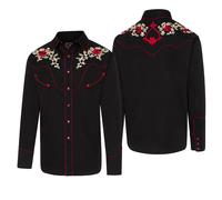 Milton Camicie Country Western Stars And Stripes Uomo