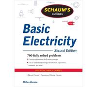 Milton Gussow Schaum's Outline of Basic Electricity, Second Edition (Tascabile)