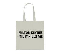 Milton Keynes 'Til It Kills Me - Borsa Tote IN Tela - Mk Team Love Ventola
