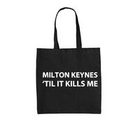 Milton Keynes 'Til It Kills Me - Borsa Tote IN Tela - Mk Team Love Ventola