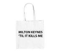 Milton Keynes 'Til It Kills Me - Borsa Tote IN Tela - Mk Team Love Ventola