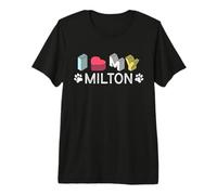 Milton Nome Cane Personalizzato Milton Pet Lover Maglietta Premium