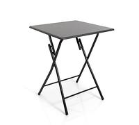 Milton & Oldbrook Tavolo pieghevole 60 x 60 cm Valongo Nero
