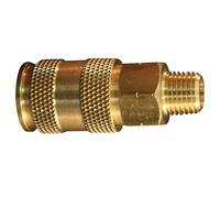 Milton S-765 Hi-Flo Pro V-Style Accoppiatore maschio, ottone, 1 pezzo (confezione da 1)