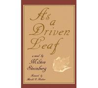 Milton Steinberg As a Driven Leaf (Copertina rigida)