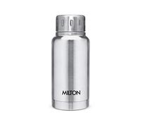 Milton Thermosteel Elfin 160, Thermos sottovuoto, 160 ml | 5,4 Once | Borraccia per Acqua Calda e Fredda, Acciaio Inossidabile 18/8, Borraccia compatta, Corpo Resistente, Senza BPA (Argento,300 ml)