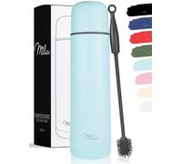 Milu Thermo Caffè Borraccia Termica - 1L, 750ml, 500ml - Termos Bottiglia Acqua per Vuoto in Acciaio Inox per Mantenere Caldo/Freddo (Azzurro, 750 ml)