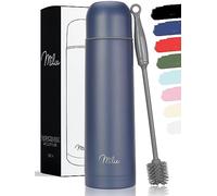 Milu Thermo Caffè Borraccia Termica - 1L, 750ml, 500ml - Termos Bottiglia Acqua per Vuoto in Acciaio Inox per Mantenere Caldo/Freddo (Blu Navy, 500 ml)