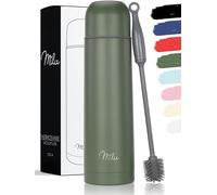 Milu Thermo Caffè Borraccia Termica - 1L, 750ml, 500ml - Termos Bottiglia Acqua per Vuoto in Acciaio Inox per Mantenere Caldo/Freddo (Verde Oliva, 1 Litro)