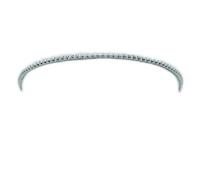 Miluna BRD863-0V5G7 Women's Tennis Bracelet - 18K White Gold with 50 Diamonds