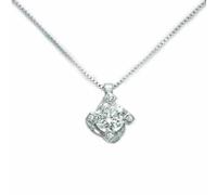 Miluna CLD5066-030G7 Women's Necklace - 18kt White Gold with 0.30ct Diamond