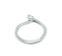 Miluna LID2306_007 Women's 18K White Gold Solitaire Diamond Ring