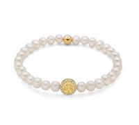 Miluna PBR3504G-TPZ Women's Bracelet - 925 Silver with White Pearls and Tree of Life Design