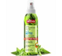 Milva Liquido per capelli all’ortica contro i capelli grassi e il cuoio capelluto secco - Spray intensivo da 200 ml per uomini e donne - Tonico per capelli vegano senza SLS - Cura naturale dei capelli