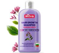 Milva Shampoo Anticaduta Capelli Donna e Uomo con Estratto di Chinino - 200 ml Naturale Shampoo per Crescita Capelli - Nutre e Stimola il Cuoio Capelluto - Shampoo Rinforzante Capelli Fini e Fragili