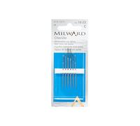 MILWARD - Ferri da cucito a mano, in ciniglia, colore: argento, n. 18-22