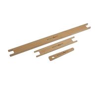 Milward Set di strumenti per telaio - Navetta da 40 cm, Navetta da 20 cm, Ago da 12 cm - Bastoncino in legno per arazzo per fai da te