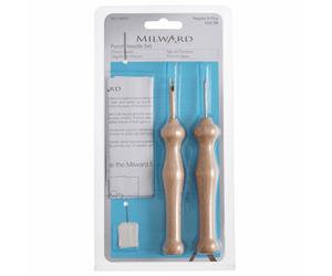 Milward Set Per Punto Aghi Ad Ago Punzolatore Taglia 10 Regular E Fine 2519027