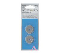MILWARDS - Set di lame rotanti: 28 mm, 2 pezzi, assortiti