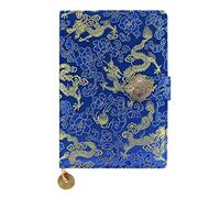 Mily exquisite notebook notebook broccato di seta cinese Yun Hardcover Diary One size Gold Dragon