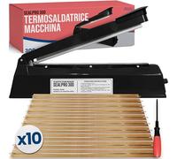 MILYTEC® Sigillatrice Termica per Sacchetti - Macchina per Sigillare Sacchetti Alimentari, Imballaggio Termico, Portatile, Alta Produzione, Ampiezza 300 mm, Consumo Ridotto