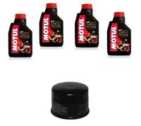 MIM Distribution KIT TAGLIANDO compatibile 695 MONSTER 4 LITRI di olio 7100 20W50 + FILTRO OLIO compatibile -Monster 695