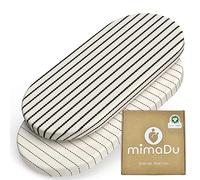 mimaDu Coprimaterasso biologico per passeggino, con angoli elasticizzati, 80 x 40 cm, 100% cotone, 40 x 80 cm, 78 x 36, 80 x 35 cm (Boho)