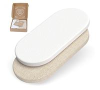 mimaDu lenzuola navicella universale lenzuola navicella neonato lenzuolini culla neonati lenzuola culla neonato per coprimaterasso | 100% cotone biologico 78x36 80x40cm (Sabbia)