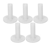 Mimdixy 5 Pezzi T-Shirt in Gomma da Golf, Supporto per Tee con Pallina da Allenamento per Golf, Supporto Riutilizzabile per Tee da Gioco, Tee da Golf, Pratica Tappetino in Erba,