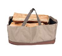 Mimdixy Borsa grande in tela per legna da ardere, borsa grande per legna da ardere, per un facile trasporto e accessori per stufe