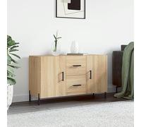 Mimdixy Buffet da cucina, credenza, rovere 100 x 36 x 60 cm, materiale in legno, per cucina, sala da pranzo, soggiorno, stile moderno