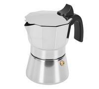 Mimdixy Caffettiera da piano cottura Iconica (3 tazze da 150 ml) | Macchina per caffè espresso e caffè classica sul piano cottura, caffettiera sul piano cottura per preparazione caffè italiani