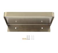 Mimdixy Floating Wall Shelves Bathroom Phone Holder Wall Mounted Thick Phone Storage Shelf for Bathroom, Livingroom and Toilet Accessory 185x90mm (Oro)