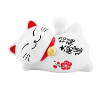 Mimdixy Lucky Cat, Fortune Lucky Wealth accoglie gatti per auto per l'arredamento di casa, ufficio e negozio (Bring good fortune and good luck)