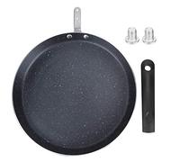Mimdixy Non Stick Granite Fry Egg Pan with Handle Chef's Pan Omelette Pans Nonstick Fry Pans for Breakfirst and Lunch Eggs (Grandi dimensioni (10 pollici))